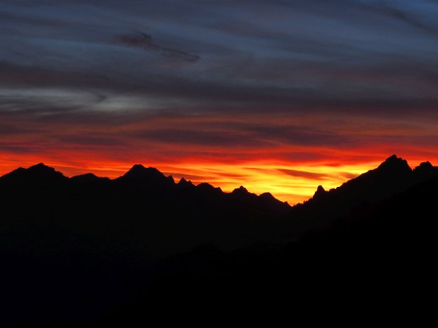 Hennenkopf 1769 m Pürschling 06.10.23 Sonnenuntergangsspektakel