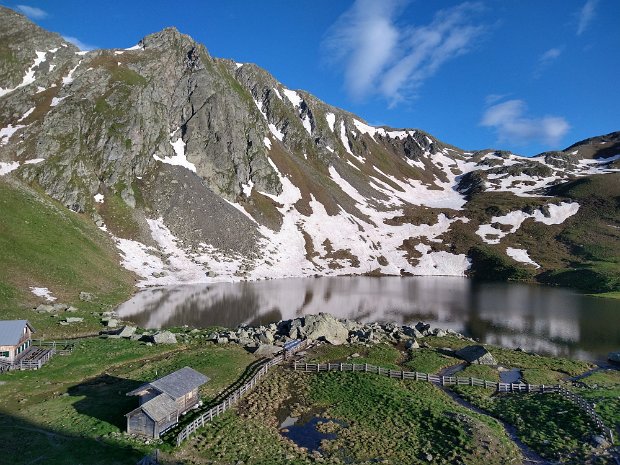Obstanser See und Hütte 2304 m 27.06.24